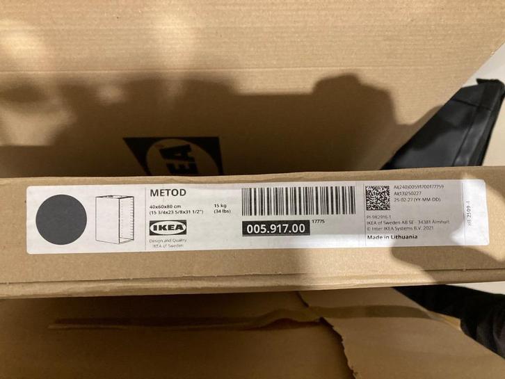 IKEA METOD NIEUW IN DOOS 005.917.00, Huis en Inrichting, Keuken | Keukenelementen, Nieuw, Minder dan 100 cm, Minder dan 50 cm