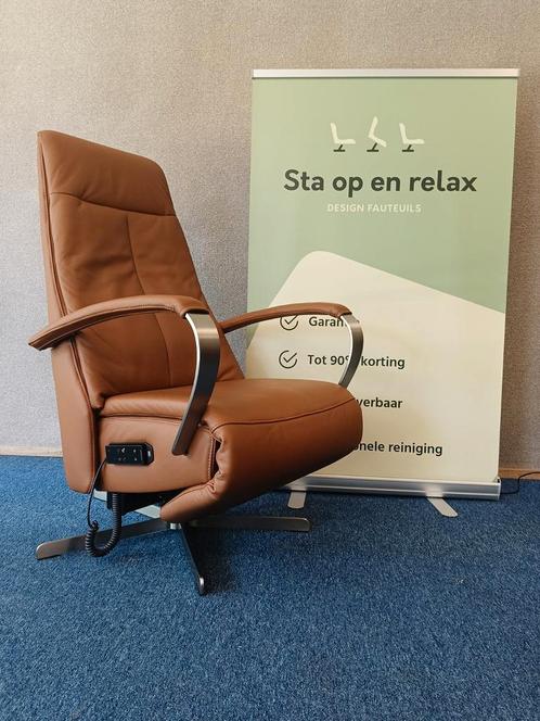 Sta op relax fauteuil Prominent C102 Als nieuw ! Extra luxe, Huis en Inrichting, Fauteuils, Zo goed als nieuw, 50 tot 75 cm, Ophalen of Verzenden
