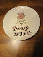 Blond Amsterdam SE café bordje - Poop Pink, Huis en Inrichting, Blond Amsterdam, Ophalen of Verzenden, Zo goed als nieuw, Bord(en)
