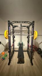 RawFitness power rack PRO met lat pulley - Power Cage, Ophalen, Benen, Gebruikt, Overige typen