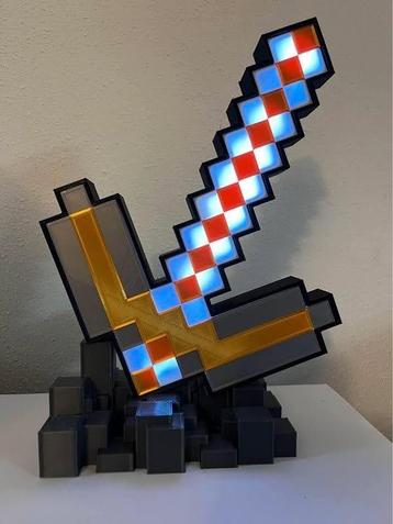 Minecraft pickaxe nachtlamp beschikbaar voor biedingen
