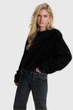 Alix The Label fluffy truien mt M, L, Maat 38/40 (M), Alix the label, Zwart, Nieuw