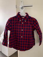 Polo Ralph Lauren overhemd geruit rood maat 18 maanden, Kinderen en Baby's, Babykleding | Maat 86, Jongetje of Meisje, Ophalen of Verzenden