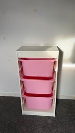 IKEA TROFAST Opbergsysteem met roze bakken, Kinderen en Baby's, Gebruikt, Minder dan 50 cm, Ophalen, Minder dan 90 cm