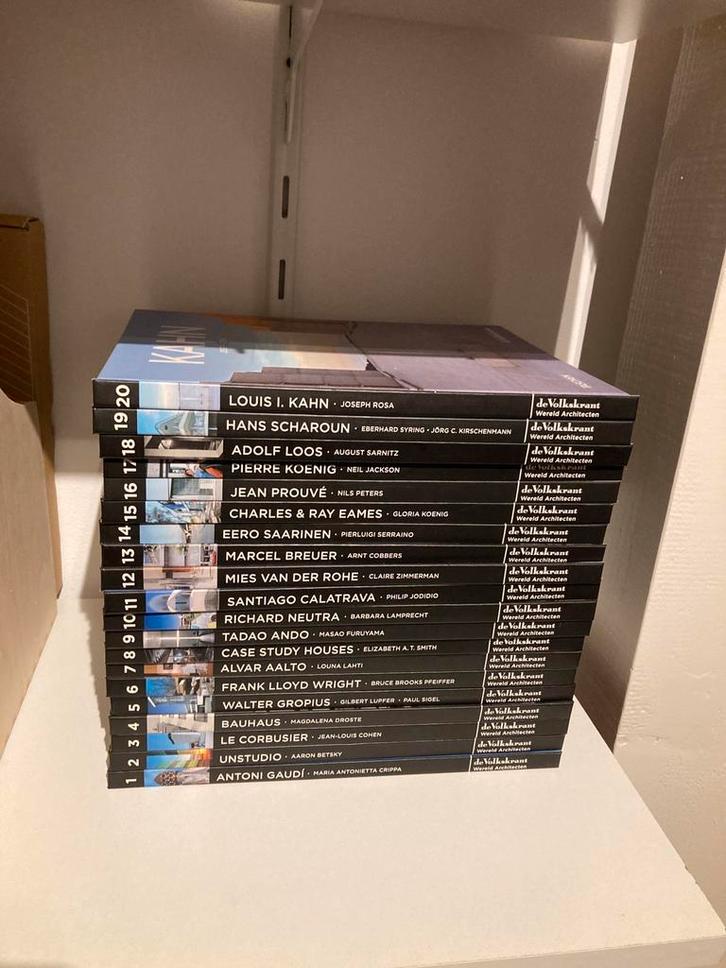 Wereldarchitecten serie Volkskrant Taschen, Boeken, Kunst en Cultuur | Architectuur, Architecten, Ophalen of Verzenden