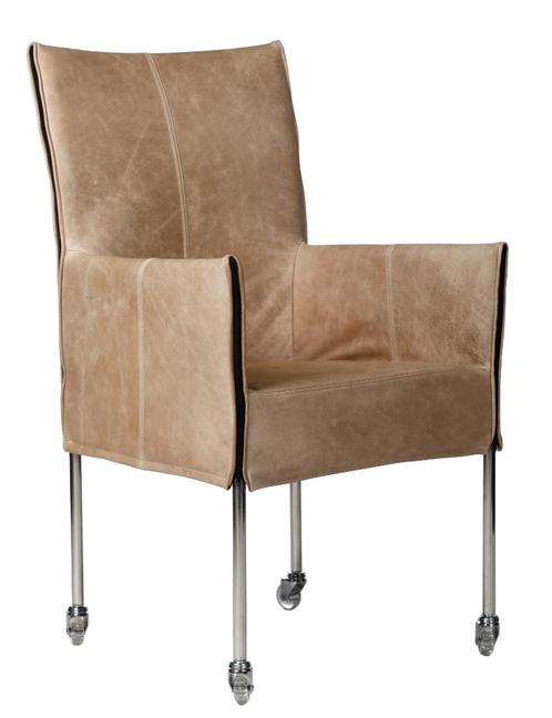 Exclusieve eetkamer stoelen maatwerk mogelijk, Huis en Inrichting, Stoelen, Nieuw, Vijf, Zes of meer stoelen, Hout, Leer, Metaal