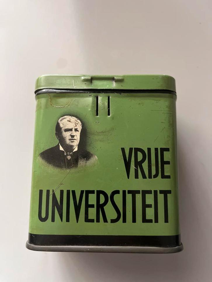VU Busje Vrije Universiteit - Abraham Kuyper Collectie, Verzamelen, Blikken, Overige, Overige merken, Ophalen of Verzenden