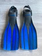 Oceanic vinnen blauw - verstelbare maat 39, Watersport en Boten, Duiken, Ophalen, Gebruikt, Zwem- of Duikvliezen