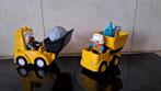 Duplo bulldozer en kiepwagen, Ophalen of Verzenden, Gebruikt