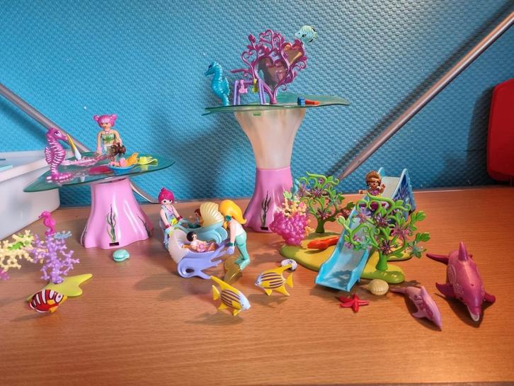 Playmobil Magic zeemeerminnen onderwaterset 70886, Kinderen en Baby's, Speelgoed | Playmobil, Zo goed als nieuw, Complete set