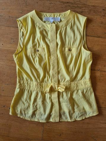 Elisabetta Franchi gele blouse - maat S beschikbaar voor biedingen