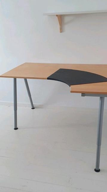 Bureau ikea galant 160x 80 hoogte verstelbaar - afbeelding 2