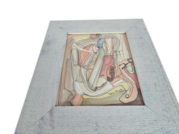 Aquarel - Egbert Brandt - 'Spinsel' - gesigneerd - 2000 beschikbaar voor biedingen