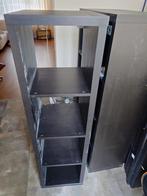 Ikea Kallax 1x4 Kast Zwartbruin, Huis en Inrichting, Kasten | Boekenkasten, Ophalen, Minder dan 50 cm, Gebruikt, 100 tot 150 cm
