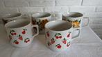 Tognana Retro Vintage Italiaanse bekers mokken, Huis en Inrichting, Keuken | Servies, Ophalen of Verzenden, Zo goed als nieuw