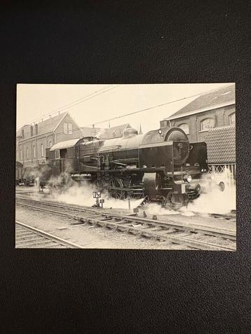 Foto stoomlocomotief NS 6318 te Tilburg (jaren 50) beschikbaar voor biedingen