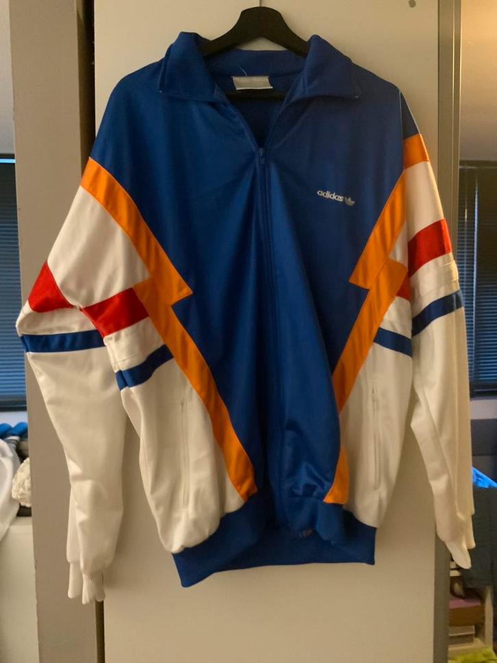Originele Nederlands Elftal Trainingsjas xl 1988, Verzamelen, Sportartikelen en Voetbal, Overige binnenlandse clubs, Ophalen of Verzenden