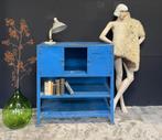 Industriële vintage blauwe kast, Ophalen