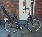 Batavus Mambo, Moederfiets, mat zwart, met Yepp achterzitje, Ophalen, Gebruikt, Batavus, Dubbele standaard