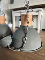 Hanglampen industriële look voor boven eetkamertafel, Huis en Inrichting, Lampen | Hanglampen, Ophalen, Zo goed als nieuw, Metaal