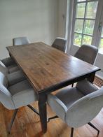 Koloniale eettafel., Huis en Inrichting, Tafels | Eettafels, Ophalen, Gebruikt, Koloniaal, 200 cm of meer