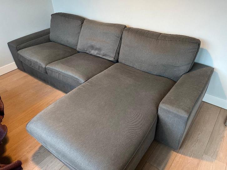 IKEA KIVIK 4-zitsbank met chaise longue (licht gebruikt), Huis en Inrichting, Banken | Sofa's en Chaises Longues, Gebruikt, Vierpersoons of meer