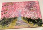 Cherry Blossom Acryl painting 50x40 cm canvas, Ophalen of Verzenden