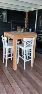 Leuke bartafel met stoelen, Huis en Inrichting, Barren, Ophalen, Gebruikt