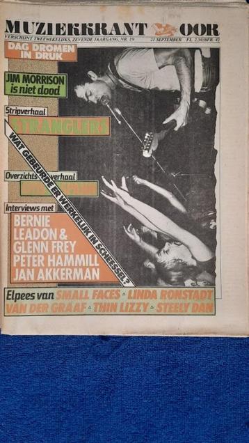 OOR 19-1977 Jim Morrison The Stranglers Otis Spann Bernie Le beschikbaar voor biedingen