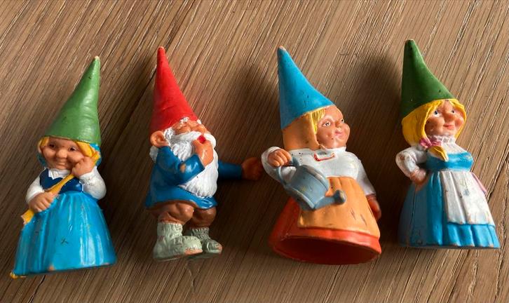 David de Kabouter Rien Poortvliet Vintage Poppetjes, Verzamelen, Poppetjes en Figuurtjes, Gebruikt, Ophalen of Verzenden