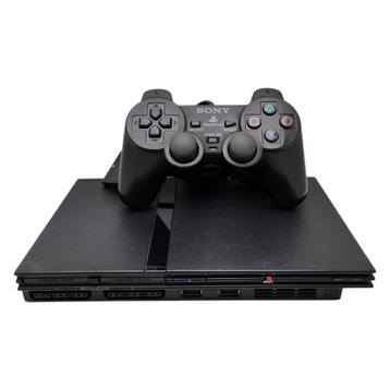 Sony Playstation 2 Slim Zwart | Compleet | Met controller | beschikbaar voor biedingen