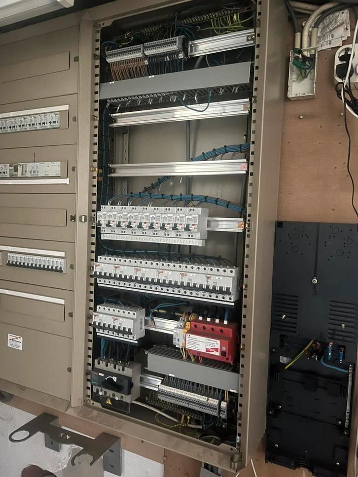 Meterkast schakelingen - merlin, Doe-het-zelf en Verbouw, Elektra en Kabels, Zo goed als nieuw, Ophalen