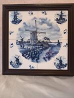 Tegeltableau J.C van Hunnik Delftsblauw, Ophalen of Verzenden