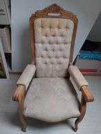 Opa stoel rugleuning verstelbaar gave bekleding, Antiek en Kunst, Antiek | Meubels | Kasten, Ophalen
