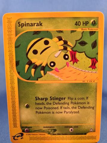 Spinarak 111/147 - Aquapolis beschikbaar voor biedingen