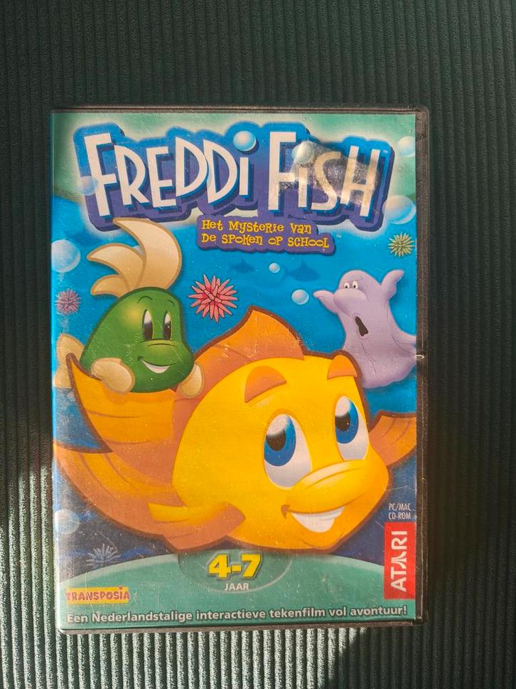 Freddi Fish: Het Mysterie van de Spoken op School, Spelcomputers en Games, Games | Pc, Gebruikt, Avontuur en Actie, 1 speler, Vanaf 3 jaar