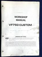 Honda VF750C SuperMagna 1987-1988 Service Manual, Verzenden, Honda