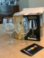 2 wijnglazen Magnum Royal Crystal Rock Cristallo alPiombo24%, Verzamelen, Ophalen of Verzenden, Zo goed als nieuw, Overige typen