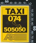 Sticker: Taxi ABC (2), Ophalen of Verzenden, Zo goed als nieuw, Bedrijf of Vereniging