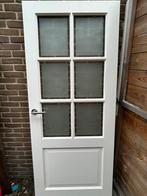 Witte deur, Doe-het-zelf en Verbouw, Ophalen, Gebruikt, 80 tot 100 cm, Binnendeur