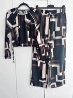 Primark dames twinset broek en crop top beige bruin s 36, Bruin, Verzenden, Zo goed als nieuw, Maat 36 (S)