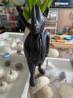houten beeld neushoorn meneer neushoorn, Antiek en Kunst, Kunst | Beelden en Houtsnijwerken, Ophalen of Verzenden