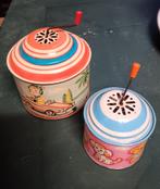 retro oude muziekdoosjes blikjes met hendel, Ophalen of Verzenden, Overige typen