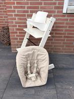 Stokke tripp trapp stoel met newbron set en baby set, Ophalen of Verzenden, Zo goed als nieuw, Meegroeistoel