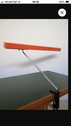 Kantoor bureau lamp vintage 70er AEG oranje 84cm izgs retro, Ophalen, Gebruikt, Minder dan 50 cm