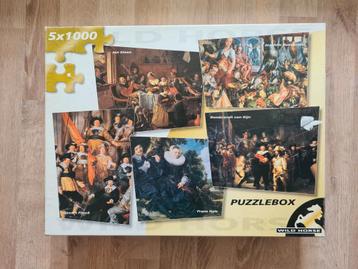 Puzzelbox "Grote Meesters", 5x1000 stukjes beschikbaar voor biedingen