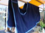 UITRIJDEKEN BLAUW FLEECE MAAT 185, Ophalen of Verzenden, Zo goed als nieuw, Deken
