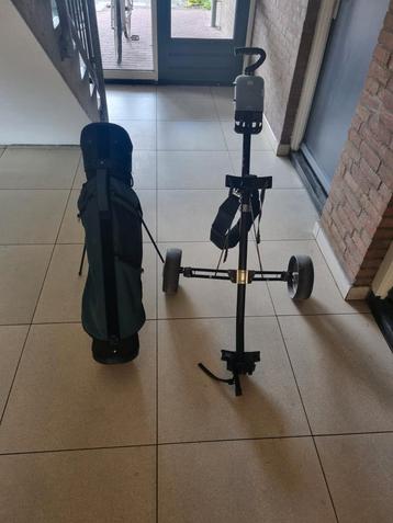 BenningTon Golftas + trolley!! beschikbaar voor biedingen