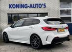 BMW 1-serie 118i High Executive M-sport/ Pano/ H&K/ VC/ Shad, 65 €/maand, 136 pk, Gebruikt, Leder en Stof