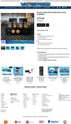 Dayton Audio HTA100BT Stereo Buizen versterker, Audio, Tv en Foto, Versterker, ., Ophalen of Verzenden, Dayton Audio